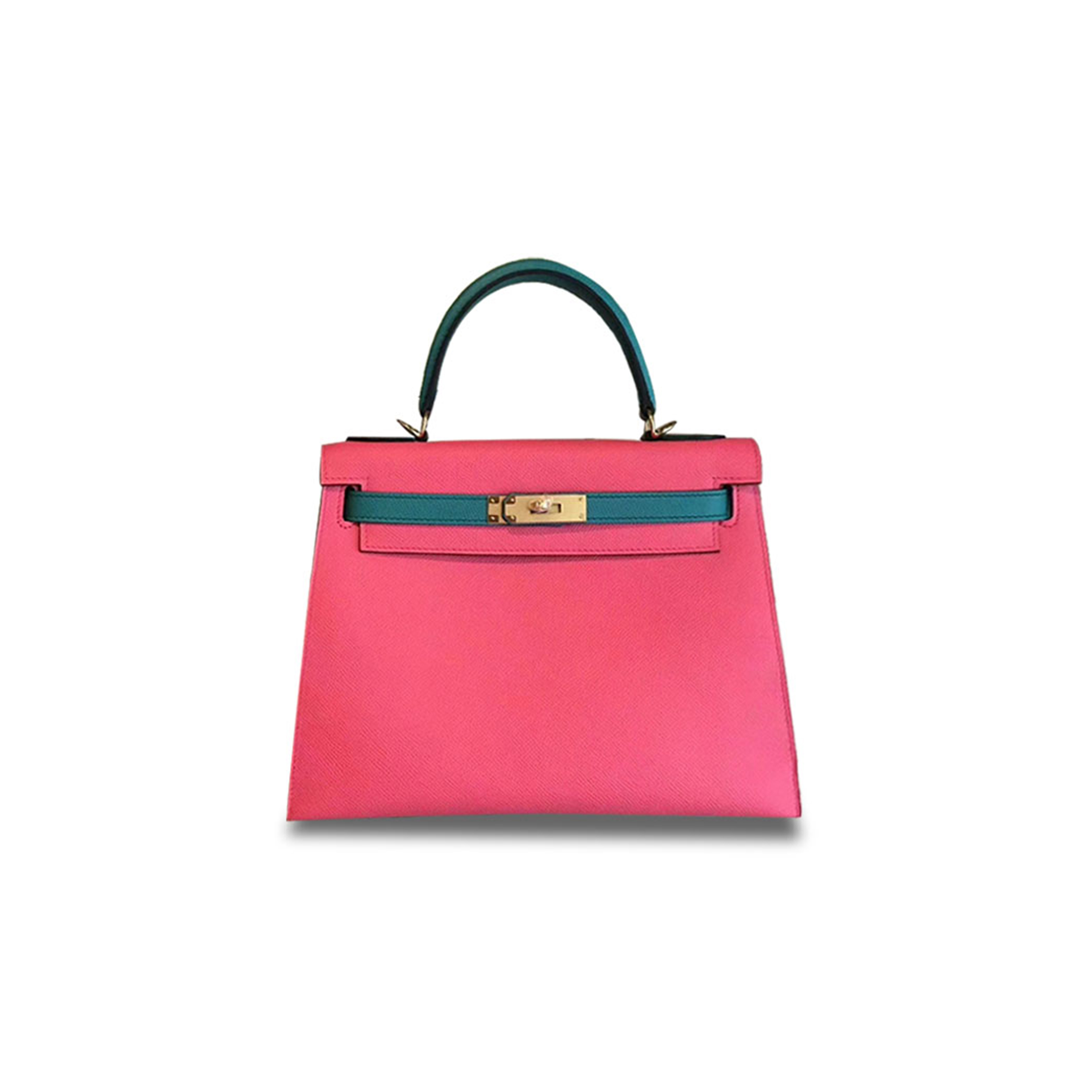 HERMÈS MASTER KELLY 28 EPSOM LIPSTICK POWDER MALACHITE GREEN (28*22*10cm)